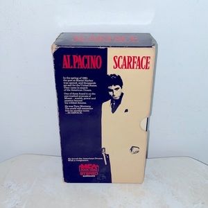 Scarface VHS 📼 Al Pacino 🎥 screenplay by Oliver Stone​​​​